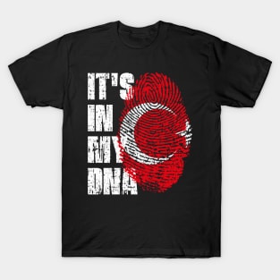 IT'S IN MY DNA Turkey Flag Boy Girl Gift T-Shirt